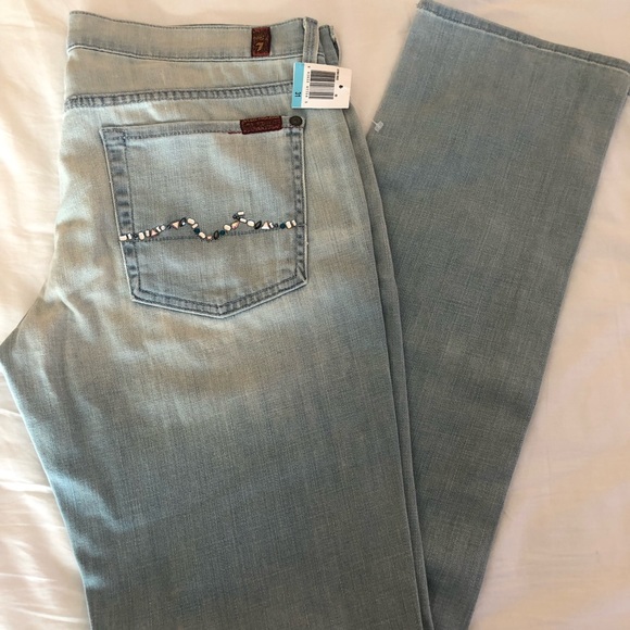 7 For All Mankind Denim - 7 For All Mankind Straight Leg Size 31✨